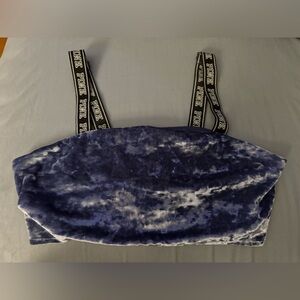 Pink | velvet | LG | bralette